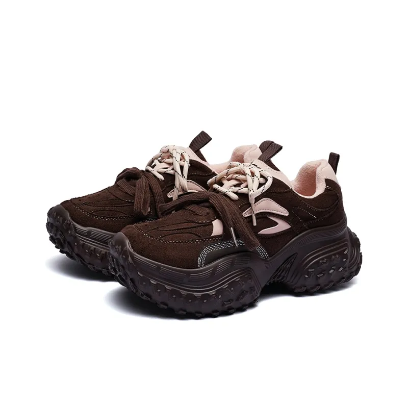 FCS Anti Slip And Wear Resistant Warm Low Top Chunky Sneakers Women's-10