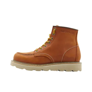 CAT Tradesman Mid WOS B4C Slip Resistant Short Outdoor Boots Women's Brown