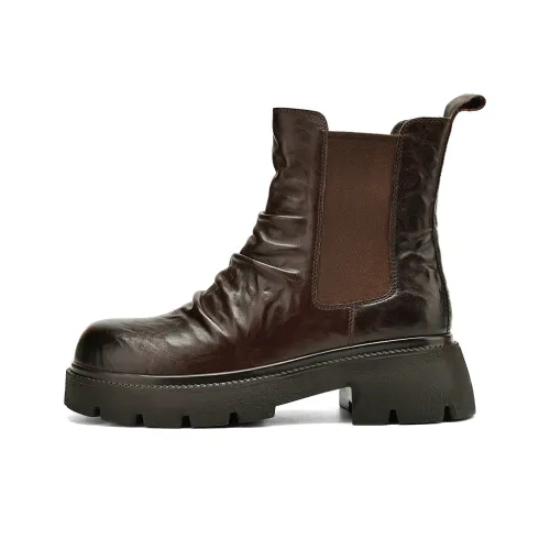 BOERDIQI Short Chelsea Boots 4.8cm Women's