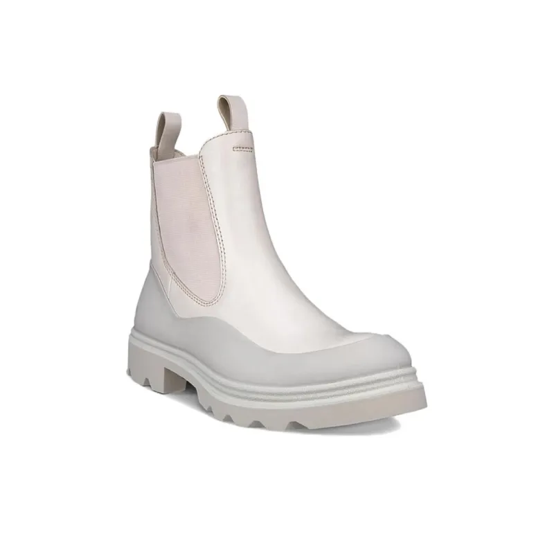 Ecco 14cm Chelsea Boots 4cm Women's Gray White-1