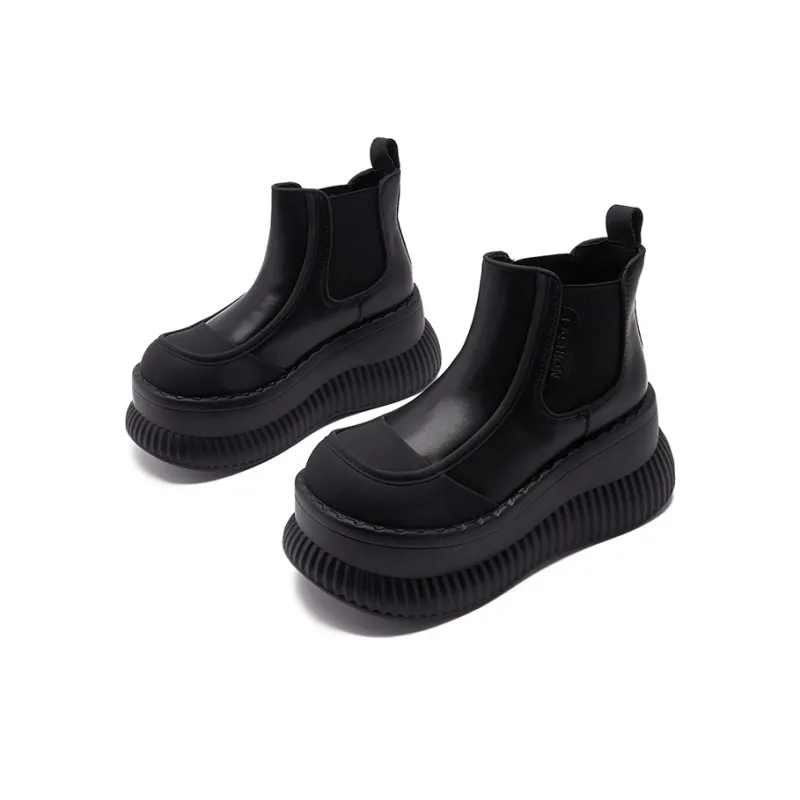Milan Love Song Crew Chelsea Boots 8.5cm Women's-4