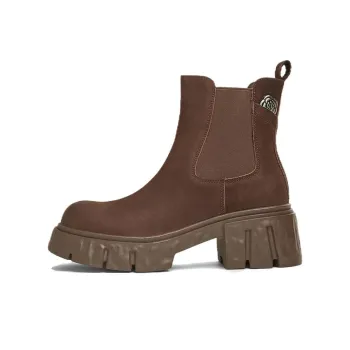 TATA Chelsea Boots Women's Dark Brown/Yellow Brown