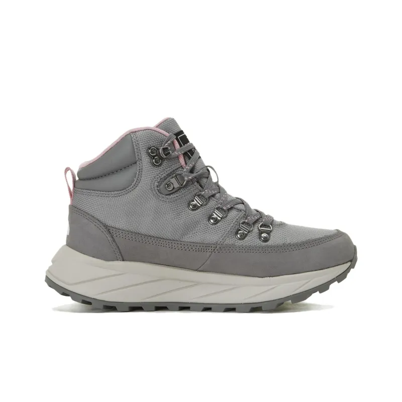 THE NORTH FACE Challenger Anti Slip Wear Resistant Mid Top Hiking Shoes Men's Gray-1