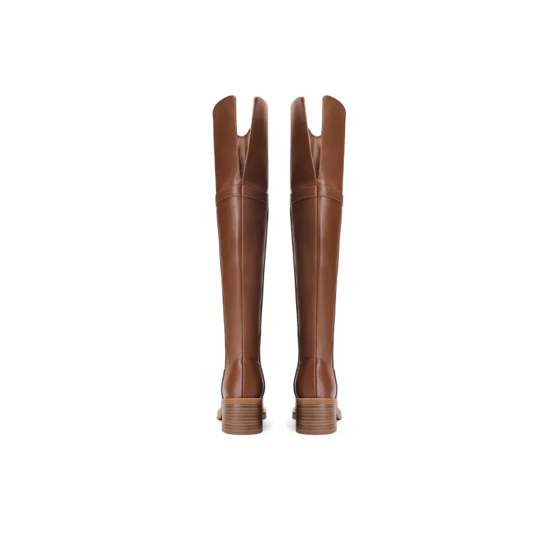 BOSSSUNWEN Over-the-knee Boots 5.5cm Women's-10