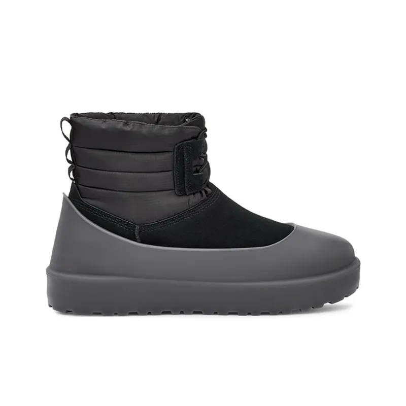 UGG Classic Mini Lace Up Weather Boot Black-1