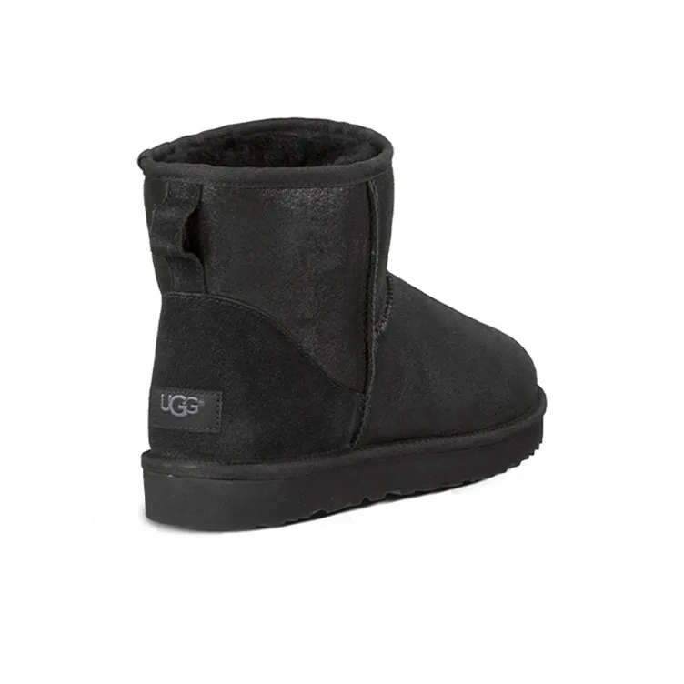 UGG Classic Mini Bomber High Top Fleece Lined Black-3
