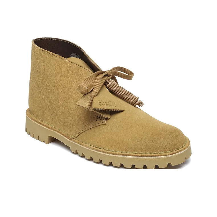 Clarks Desert Rock Ankle Length Outdoor Boots Men's Burnt Yellow-2