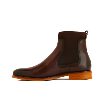 PEDRO Short Chelsea Boots Men's Umber