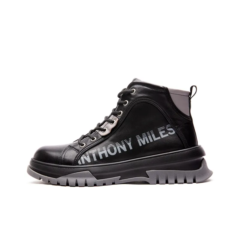 Anthony Miles Outdoor Boots Men Black & Gray-0