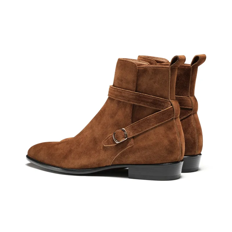 TRUFFAUT Denim Wind Boots Ankle Boots Men's-2