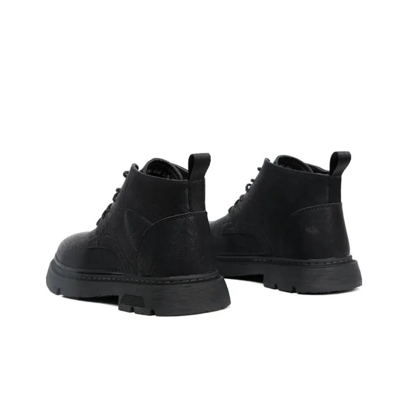 Wit Ankle Boots Men Black/Brown-4