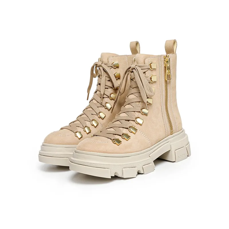 BLOCCO5 Ankle Boots Women's Beige-1