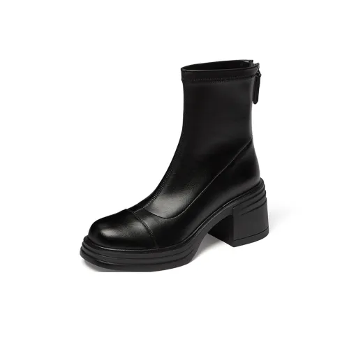 XIAOAJUE Ankle Boots 6.5cm Women's