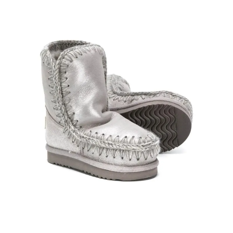 Mou Kids Eskimo Metallic-sheen Boots-3