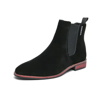 BANWEIDIYA Chelsea Boots Men Black/Brown