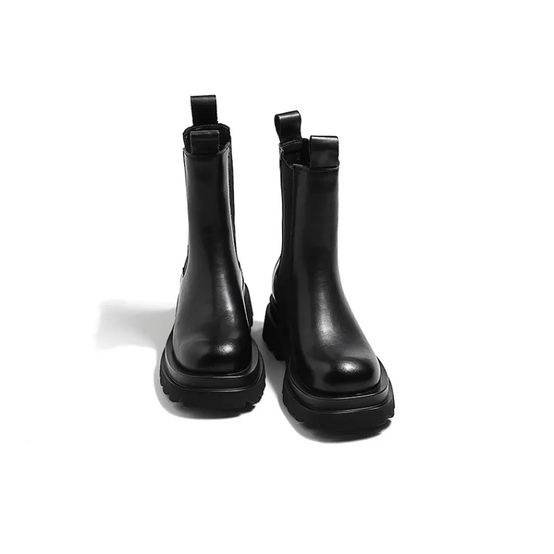 MIS. DANNY Chelsea Boots 5cm Women's Black-2