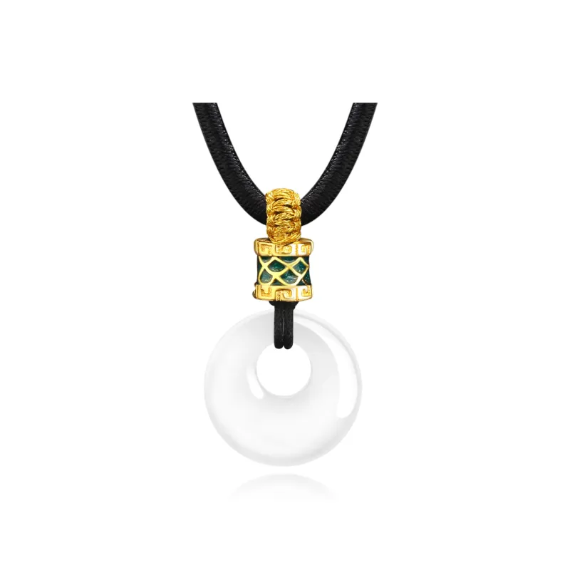 Lao Feng Xiang Chalcedony Necklaces Women's-5