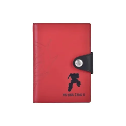 FX CREATIONS Cow Leather Passport Holder Men's Red