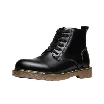 MADEN Crew Martin Boot Medium Heel Unisex Black