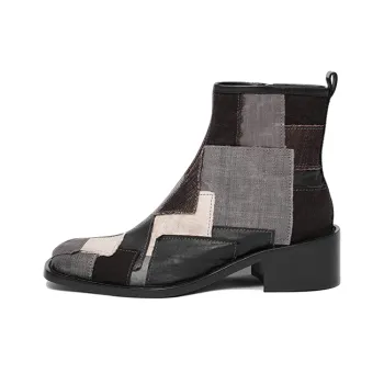 SYMBOLS OF LIGHT Ankle Boots Men's Gray