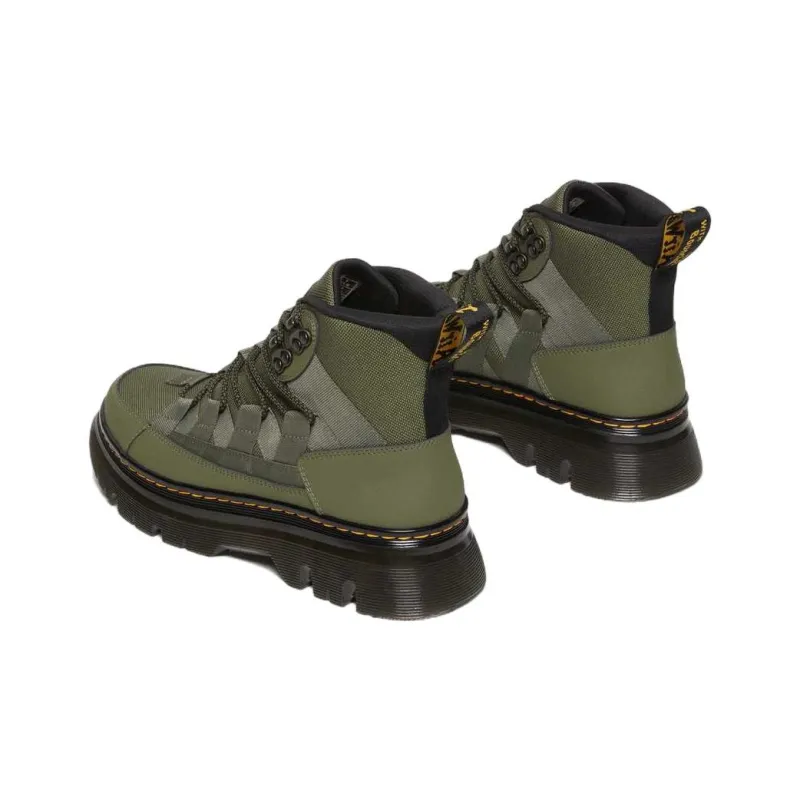 Dr.Martens Boury Leather Casual Boots 'Khaki Green'-4
