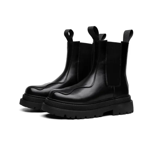 Chi Wolf Chelsea Boots Men's Black