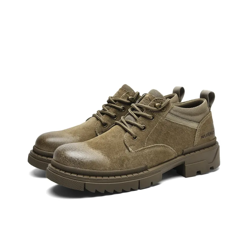 HLA Slip-Resistant Ankle-Length Outdoor Boots Men's-8