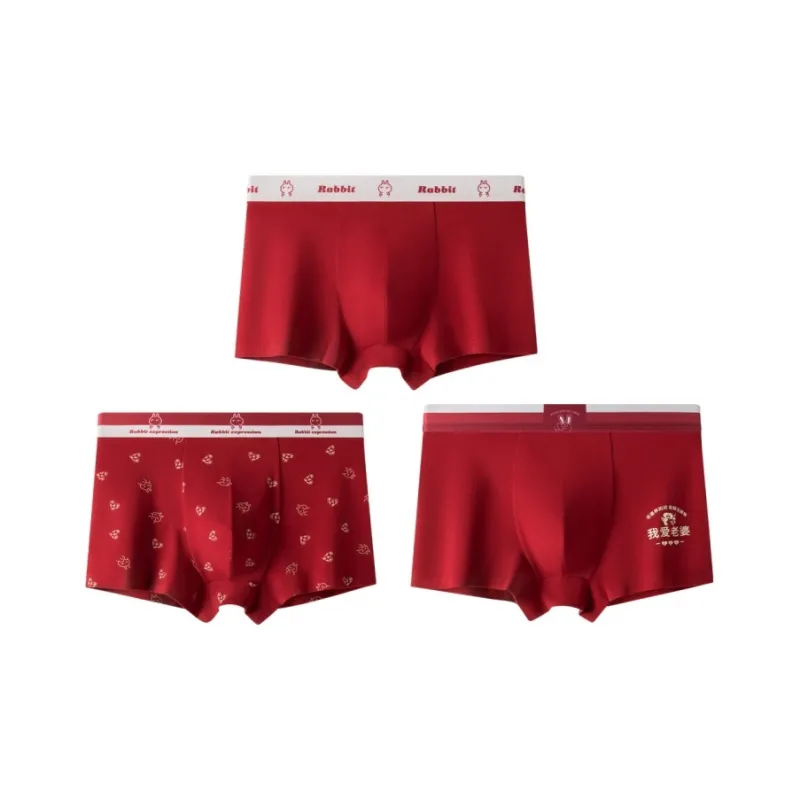 Qiao Ni Tong Underpants Men's 3 Pack-0