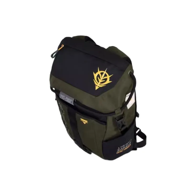 FX CREATIONS Mobile Suit Gundam Nylon Backpack Men's Army Green & Black-1