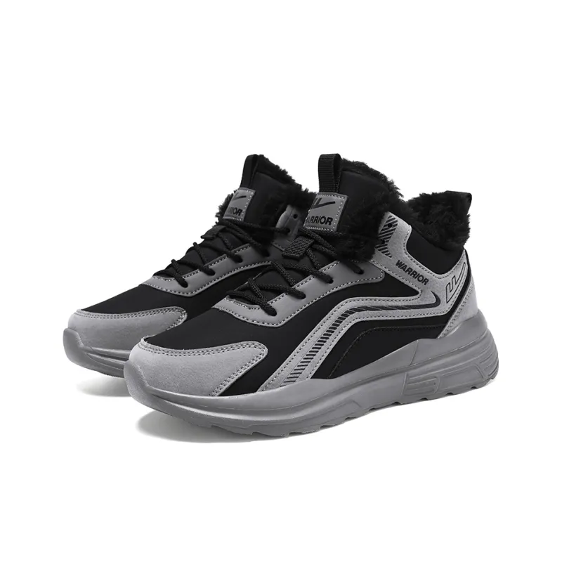 Warrior Insulated Shoes Athletic Shoes Warm Height Increasing Wear Resistant Slip Resistant Snow Boots Unisex-10