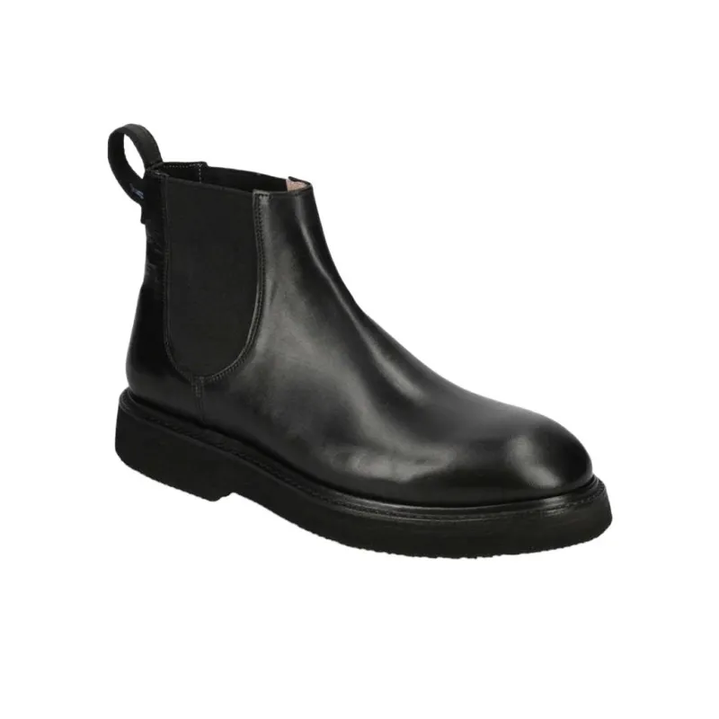 PREMIATA Short Chelsea Boots Men's Black-2