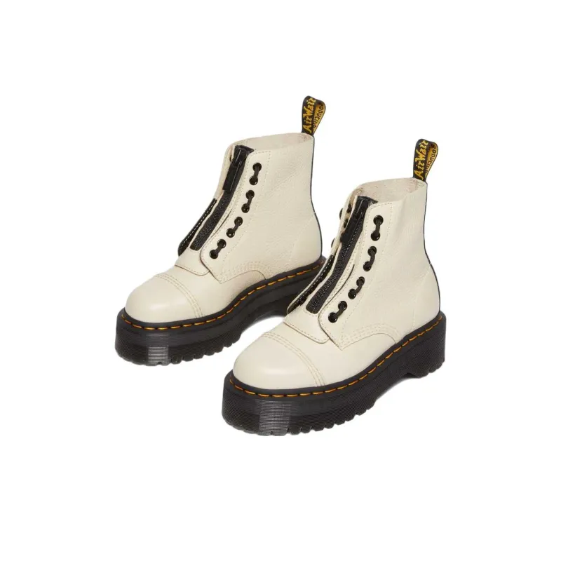 Dr.Martens SINCLAIR Short Martin Boot Women's Beige-3