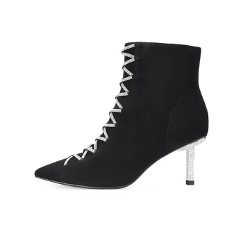 D FUSE SCANDINAVIA Ankle Boots High Heels 5 8cm Women's