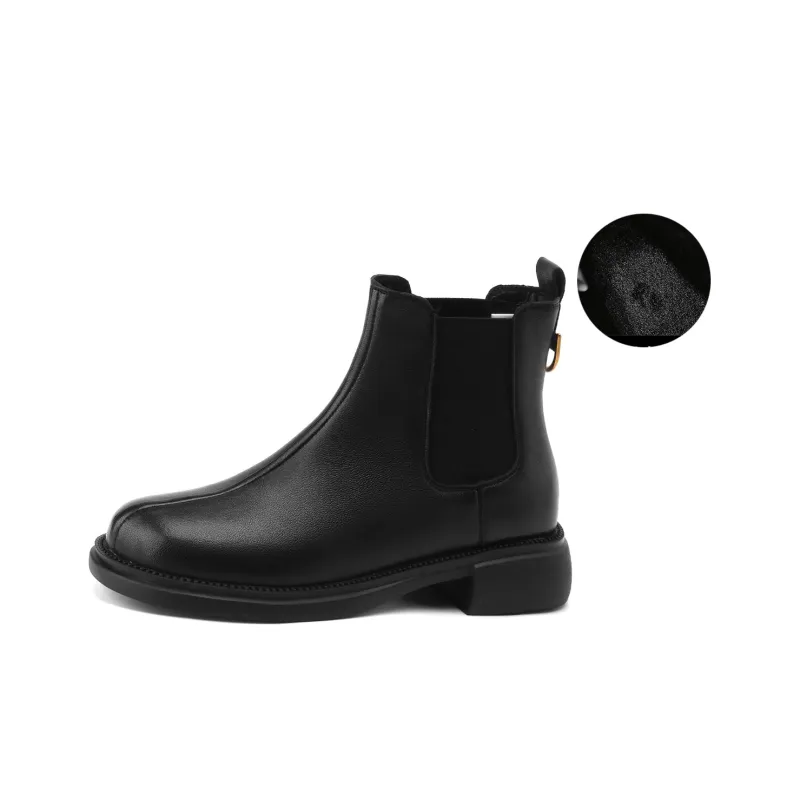 D:FUSE SCANDINAVIA Short Chelsea Boots 3.5cm Women's-8