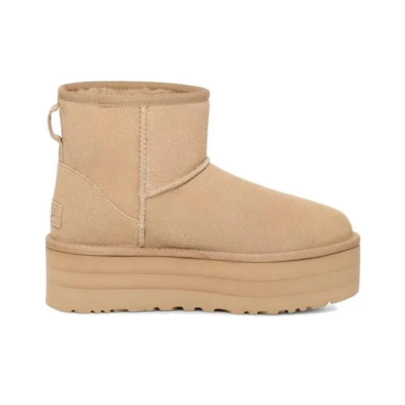 UGG Classic Mini Platform Boot Mustard Seed Women's-1