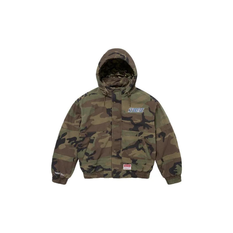 Supreme Mitchell & Ness Twill Stadium Jacket-1