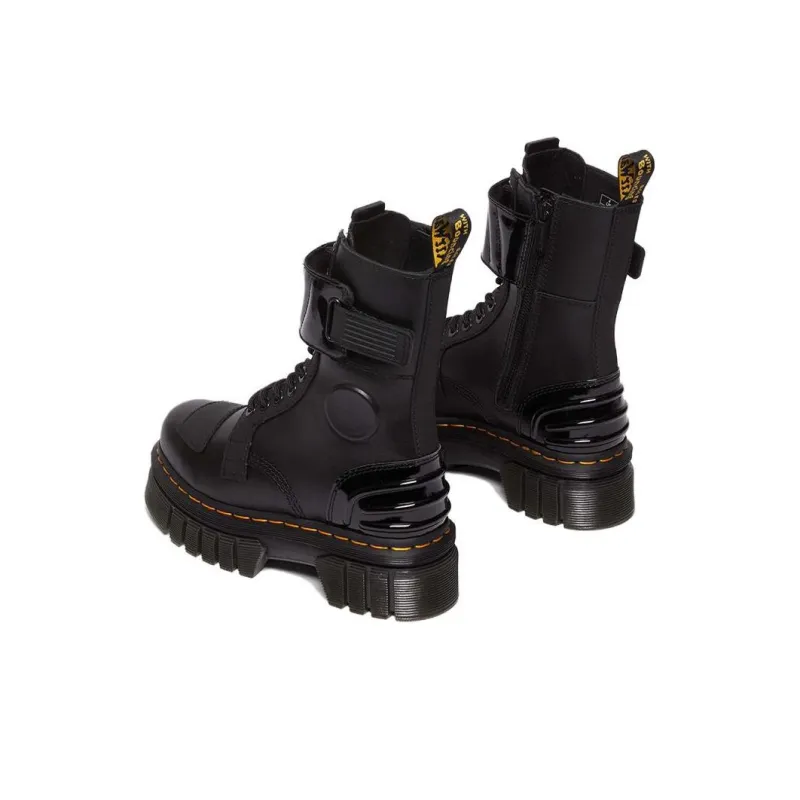 Dr. Martens Dr.Martens Audrick 10 Eye Alternative Leather Lace Up Boots 'Black' Women's-3