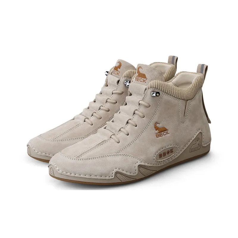 BECK Ankle Boots Unisex Gray, Sand-8