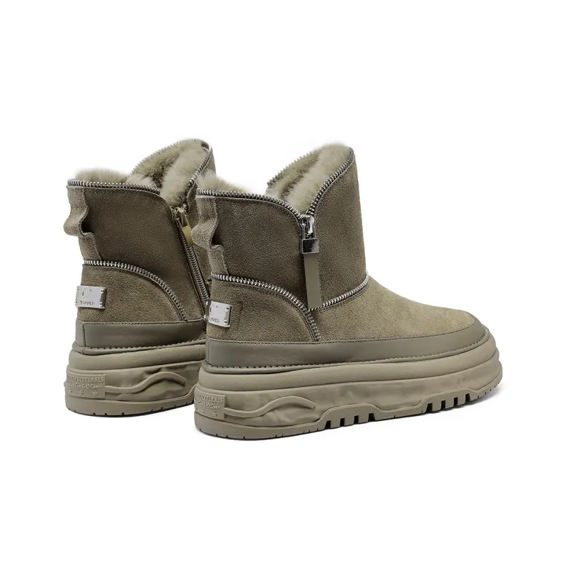 C°BANNER Wear Resistant Short Mid Calf Snow Boots Women's-3