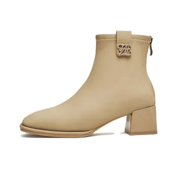 TATA Ankle Boots Women's Apricot/Black