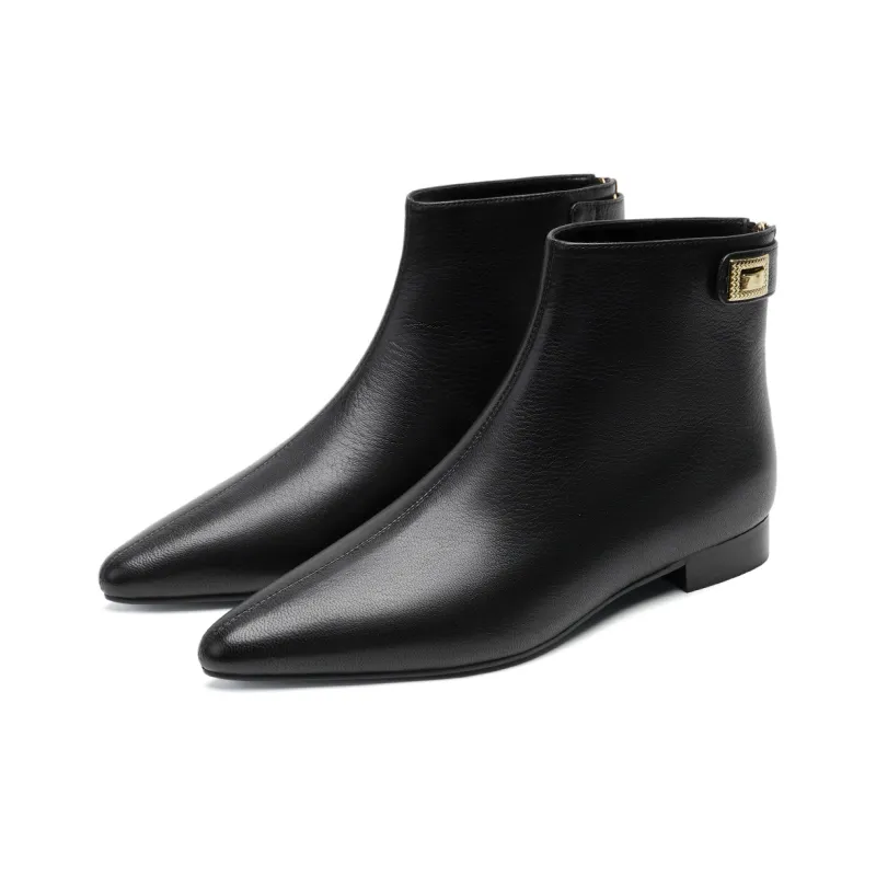 HARSON Ankle Boots Women's Brown/Black/Ecru-21