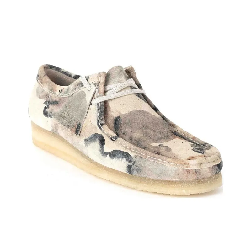 Clarks Originals Wallabee Off White Camoflage-2