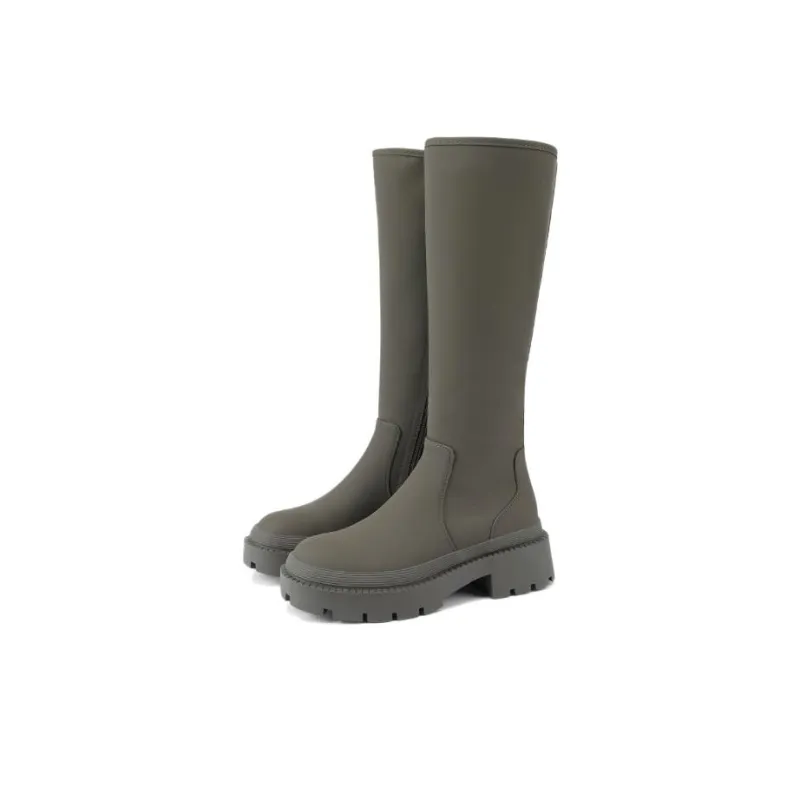 DAPHNE Knee high Boots Women's Green/Black-1