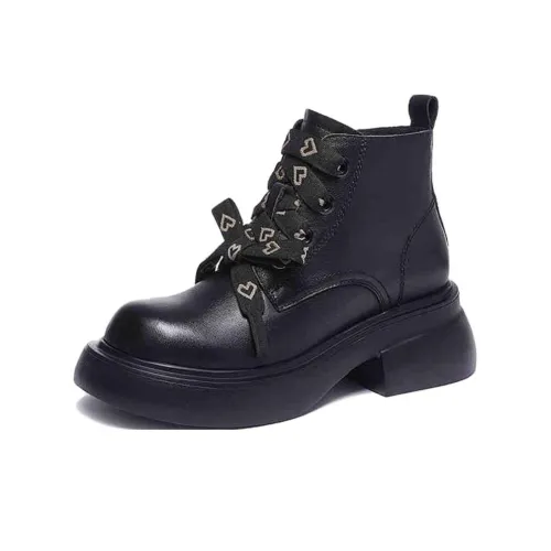CAMEL Short Martin Boot 5.5cm Women's