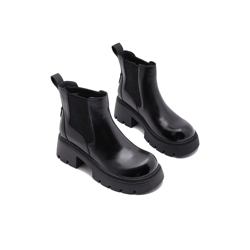 Milan Love Song Knee-High Chelsea Boots 6cm Women's-2