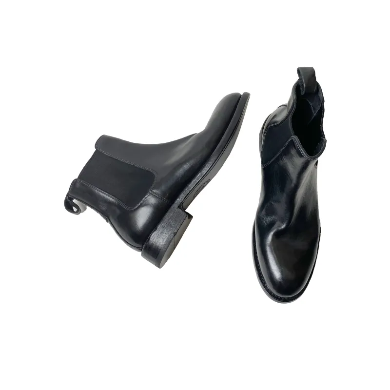 ANTONIO BAREZZI Ankle-Length Chelsea Boots Men's Black-7