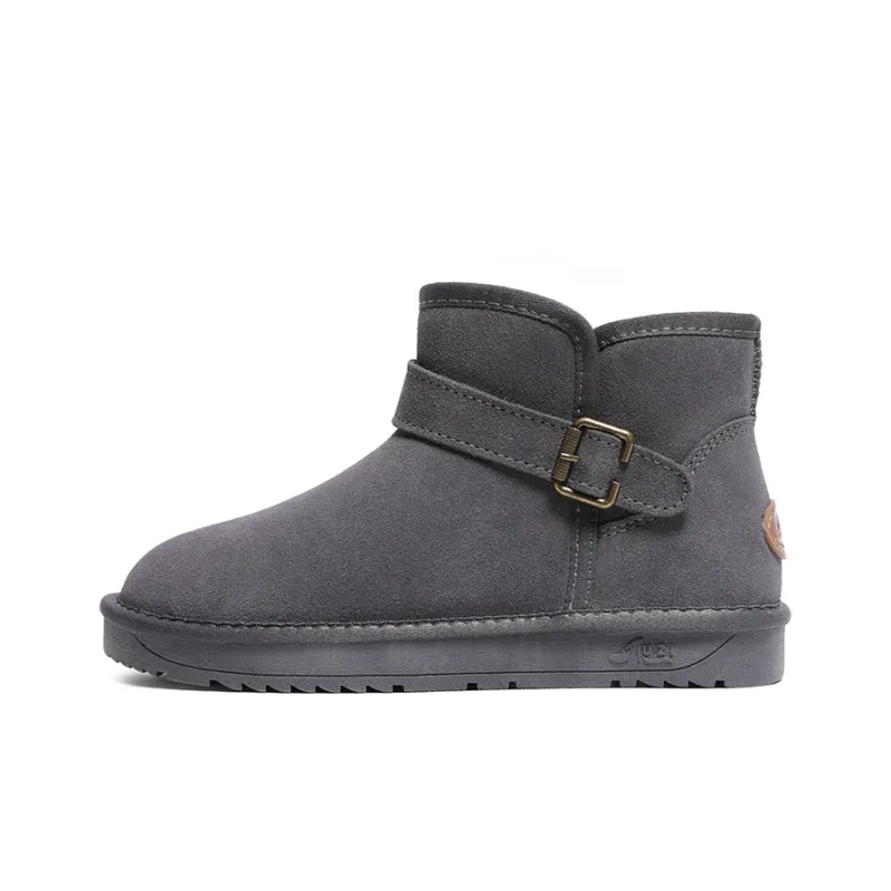 JIETEGONGYANG Warm And Wear-Resistant Short Snow Boots Women's-5