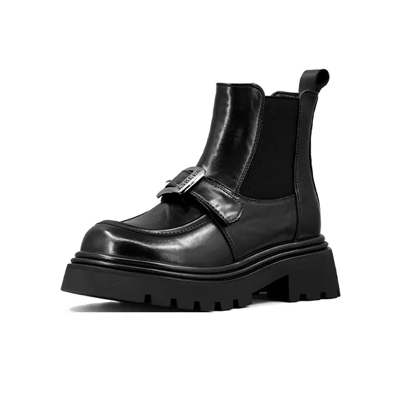 ZSBELLA Ankle Boots Women's Black/Brown-1