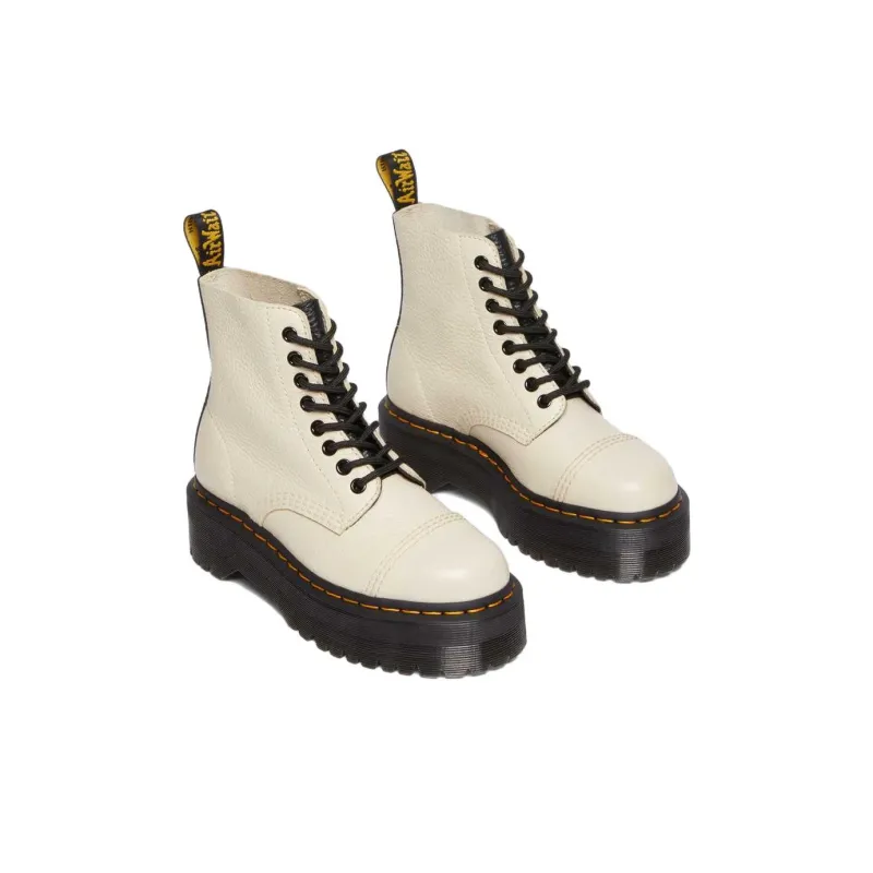 Dr.Martens SINCLAIR Short Martin Boot Women's Beige-2