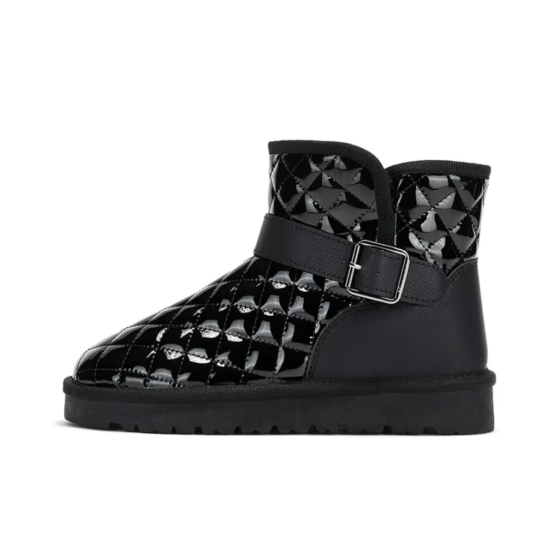 Warrior Warm Height Increasing Short Mid-Calf Snow Boots Women's-0